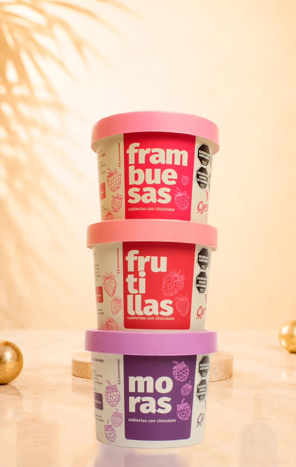 Frutas bañadas en chocolate
